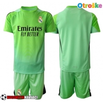 Otroške Nogometnih dresov Real Madrid Vratar Gostujoči 2025-26 Kratki rokavi (+ hlače)